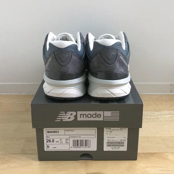 26cm 国内正規品 NEW BALANCE×A H×SSZ 別注 M990BE5 USA製 NB 26cm 国内正規品 NEW BALANCE×A H×SSZ 別注 M990BE5 USA製 NB