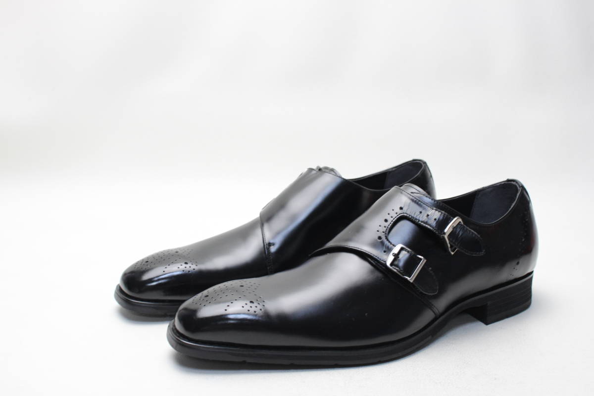 人気急上昇】 新品♪MODELLO 本革ダブルモンクビジネス(29cm4E) 28.0