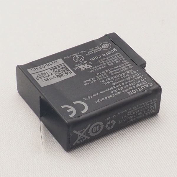 GoPro original AABAT-001 battery HERO 5 6 7 Black for tube 16204