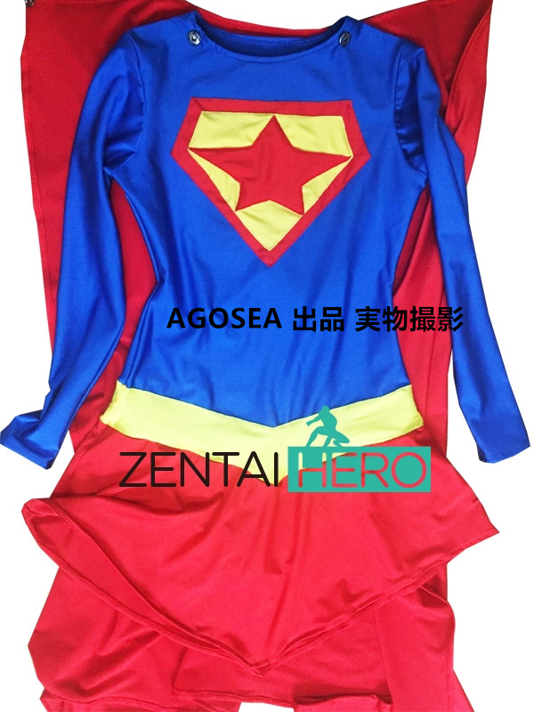 実物撮影 supergirl cosplay 衣装 コスプレ衣装_画像2