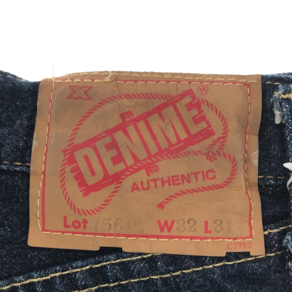 ◆中古品◆Denime デニム オリゾンティ ORIZZONTI 紙パッチ W32 L31 ジーンズ パンツ メンズ ファッション J90707NS_画像4