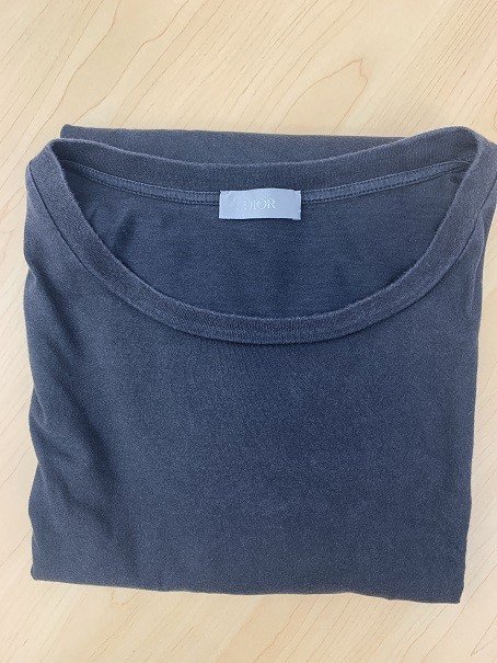 DIOR/ディオール Tシャツ 黒 Lサイズ 中古 kyK4736Kの画像6