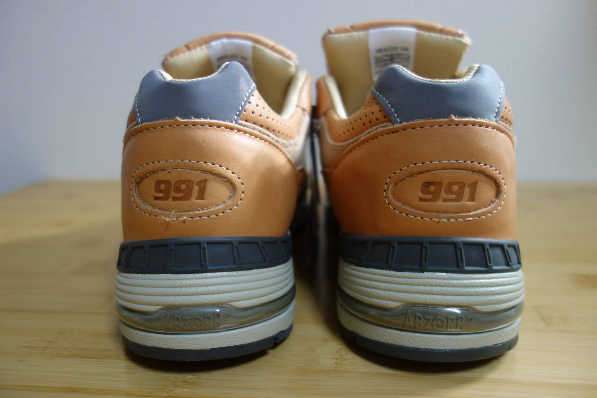 未使用 New Balance M991 VT 27cm UK HORWEEN レザー 576 990 991 992 993 996 997 998 1300 1400 1500 USA v1 v2 v3 v4 v5 v6 限定 完売