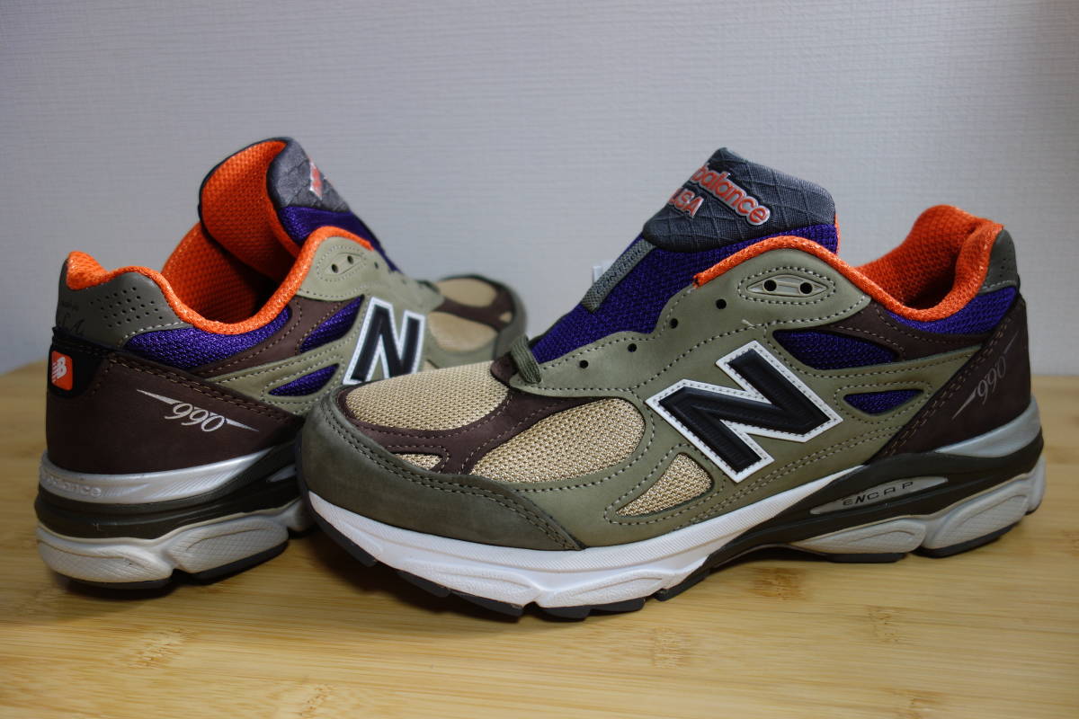 定価3.4万円 未使用 New Balance M990 BT3 27cm USA 576 990 991 992 993 995 996 997 998 1300 1400 1500 UK v1 v2 v3 v4 v5 v6 限定 完売_画像4