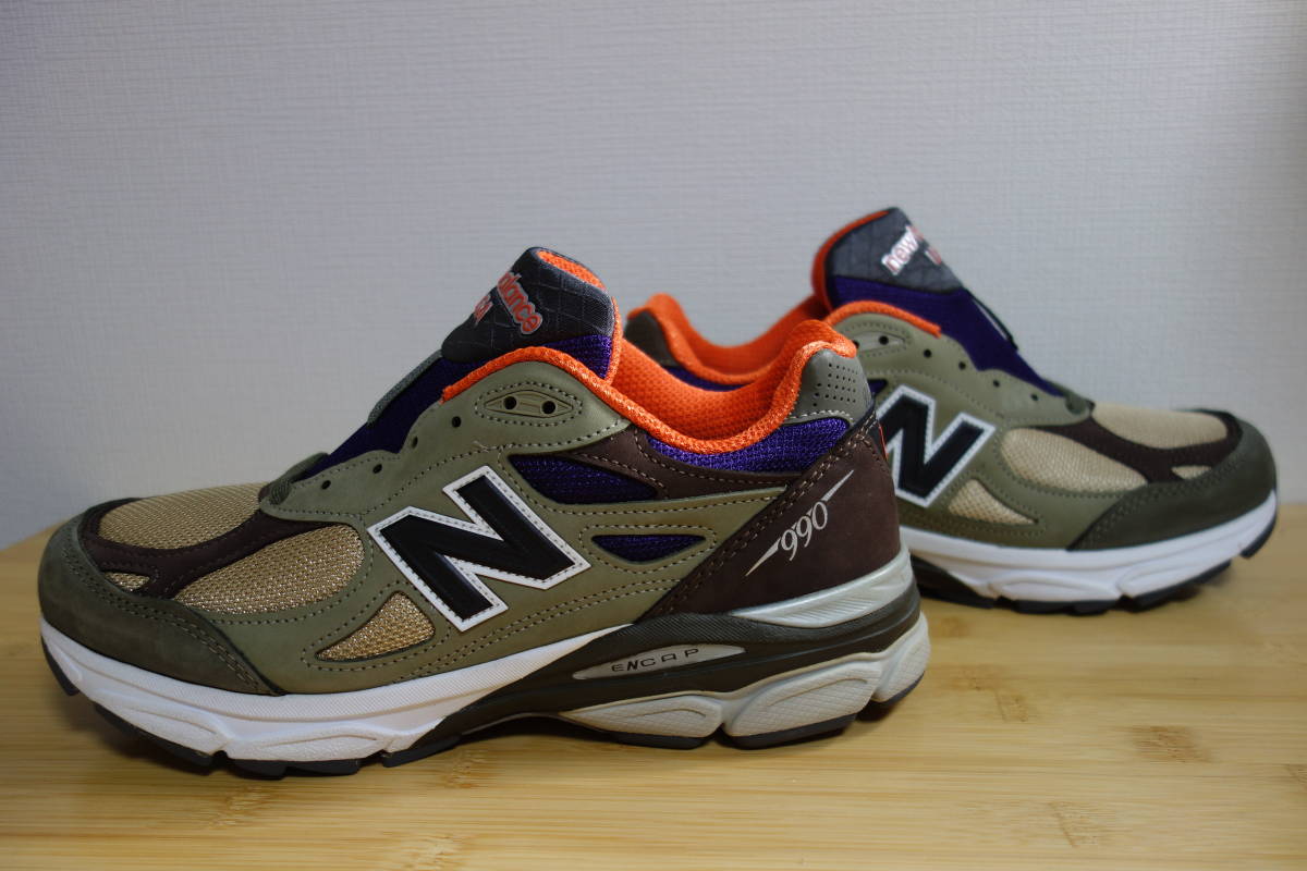 定価3.4万円 未使用 New Balance M990 BT3 27cm USA 576 990 991 992 993 995 996 997 998 1300 1400 1500 UK v1 v2 v3 v4 v5 v6 限定 完売_画像5