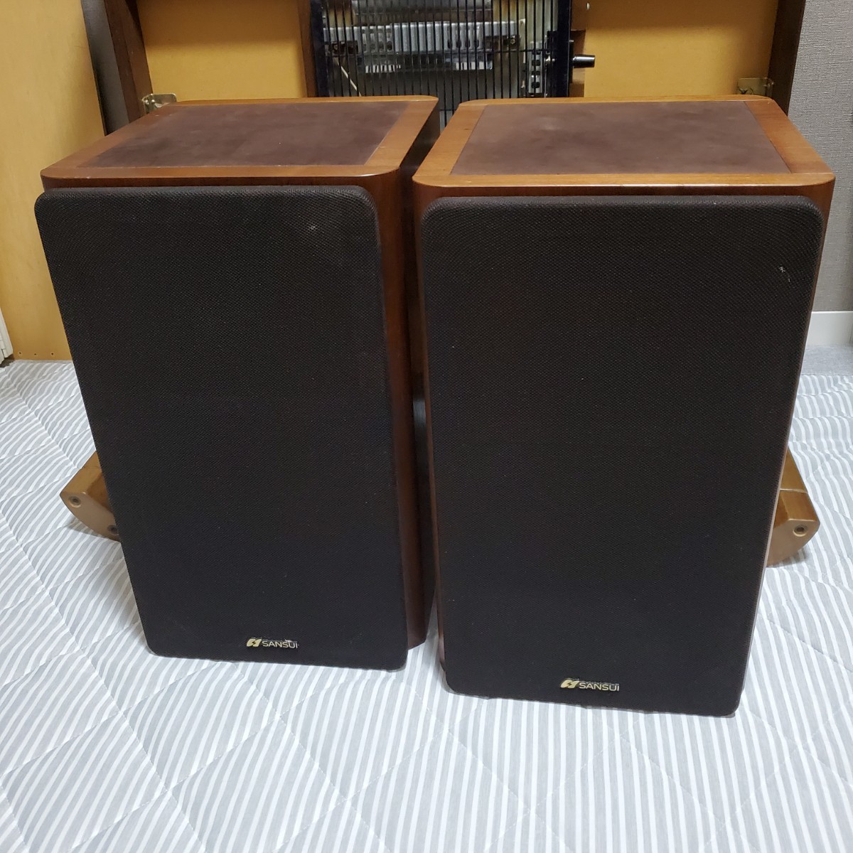  prompt decision SANSUI SP-1010 speaker pair Junk 