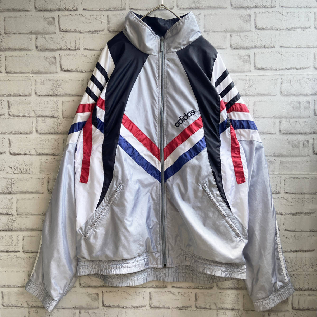 90s adidas ナイロンジャケット ＸＬ 相当-