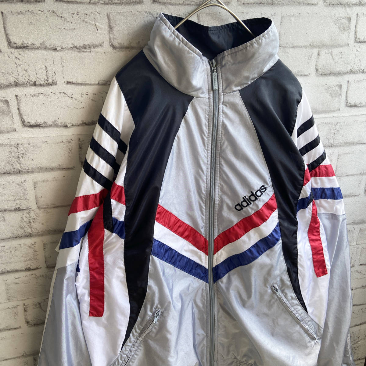 USED】アディダス adidas ナイロンジャケット トラックジャケット 90s