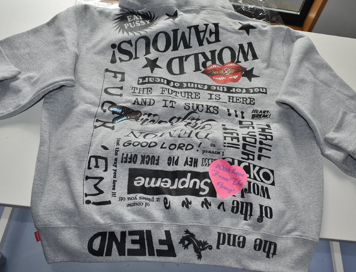 SAZAN】SUPREME シュプリーム フーディ Fiend Hooded Sweatshirt