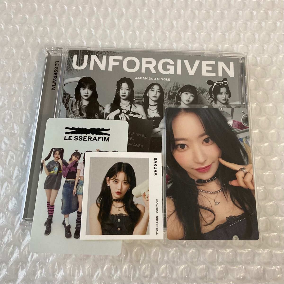 LE SSERAFIM ルセラ UNFORGIVEN ユニバ サクラ UNIVERSAL MUSIC盤CDトレカ ステッカー|PayPayフリマ LESSERAFIM ルセラフィム ユニバ盤 トレカ ステッカー サクラ