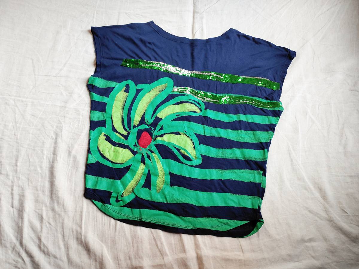 TSUMORI CHISATO ツモリチサト カットソー Tシャツ スパンコール