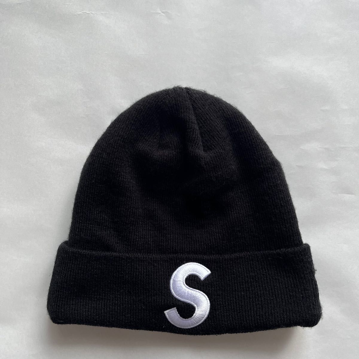 ★着画あり★ Supreme New Era S Logo Beanie 黒 Black