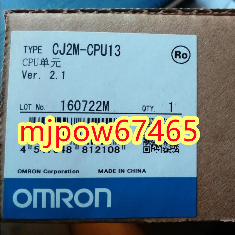 新品 複数在庫 ! OMRON/オムロン CJ2M-CPU13 CPUユニット【6ヶ月保証】-