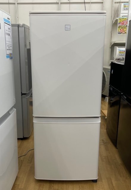 ◎【直接引取限定】MITSUBISHI 三菱 冷蔵庫 MR-P15EF-KW 2021年製 容量146L(46L/100L)中古 生活家電 動作確認済/kt1852