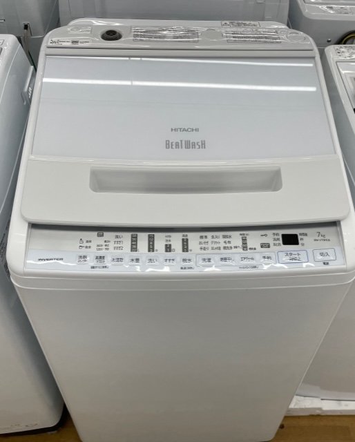 ◎【直接引取限定】HITACHI 日立 洗濯機 BW-V70FE8 2021年製 容量7.0kg 中古家電 動作確認済/kt1816