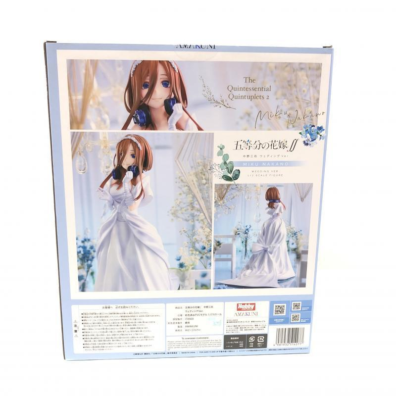 【中古】ホビージャパン 中野三玖 ウェディングVer. 「五等分の花嫁」 1/7スケール 国内正規品!! [240069138546]_画像2