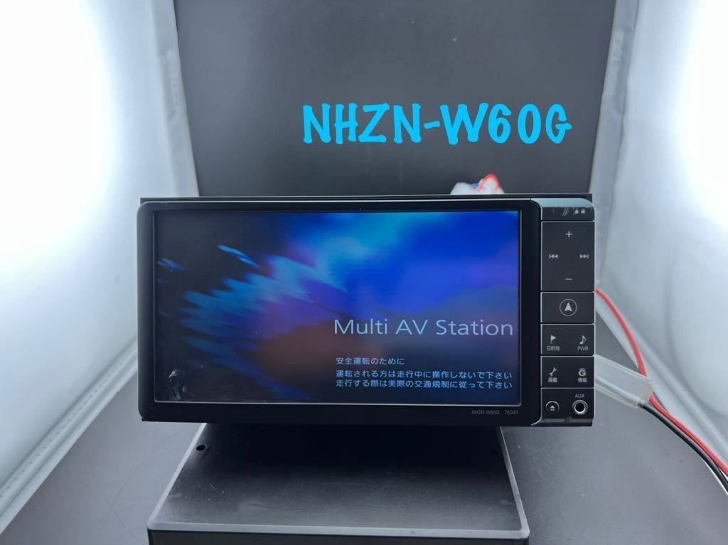 即決■トヨタ純正 HDDナビ NHZN-W60G DVD Bluetooth 動作確認済み 地図データ2010年秋版■ 動作品★_画像1