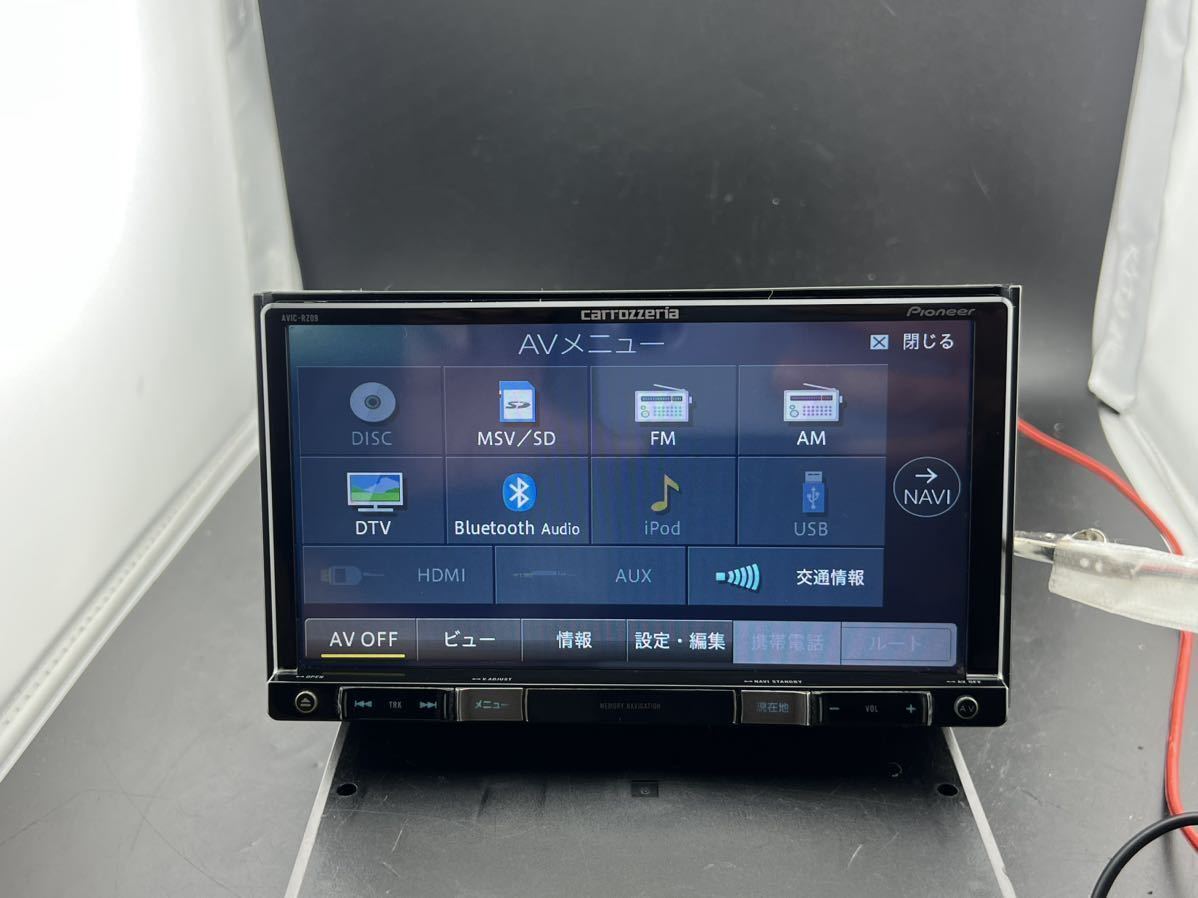 即決★Pioneer カロッツェリア 楽ナビ AVIC-RZ09 2014地図/TV/Bluetooth/DVD/CD/SD HDMI carrozzeria パイオニア 格安★の画像5