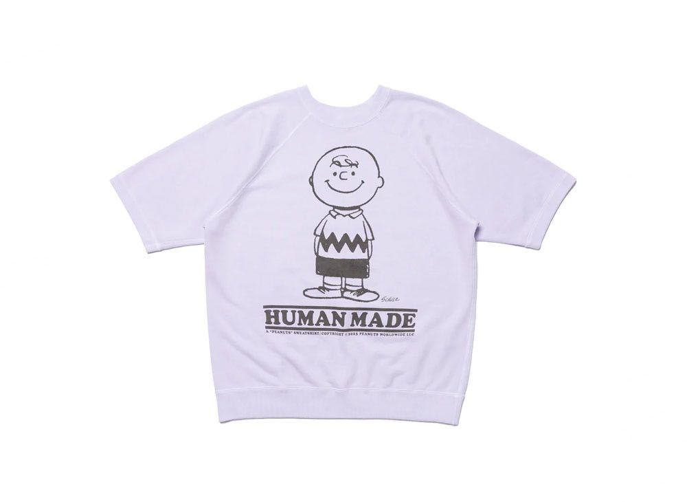 HUMAN MADE Peanuts S/S Sweatshirt #2 Purple ヒューマン メイド ピーナッツ S/S スウェットシャツ #2 パープル_画像1