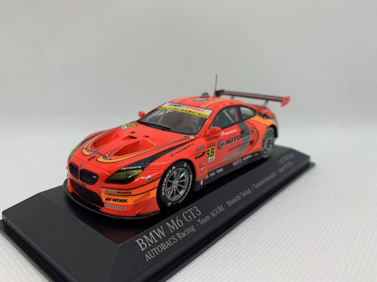 ミニチャンプス 1/43 オートバックスレーシング PMA Minichamps BMW M6 GT3 Team AGURI スーパーGT 2016 #55 J04-03-301-2