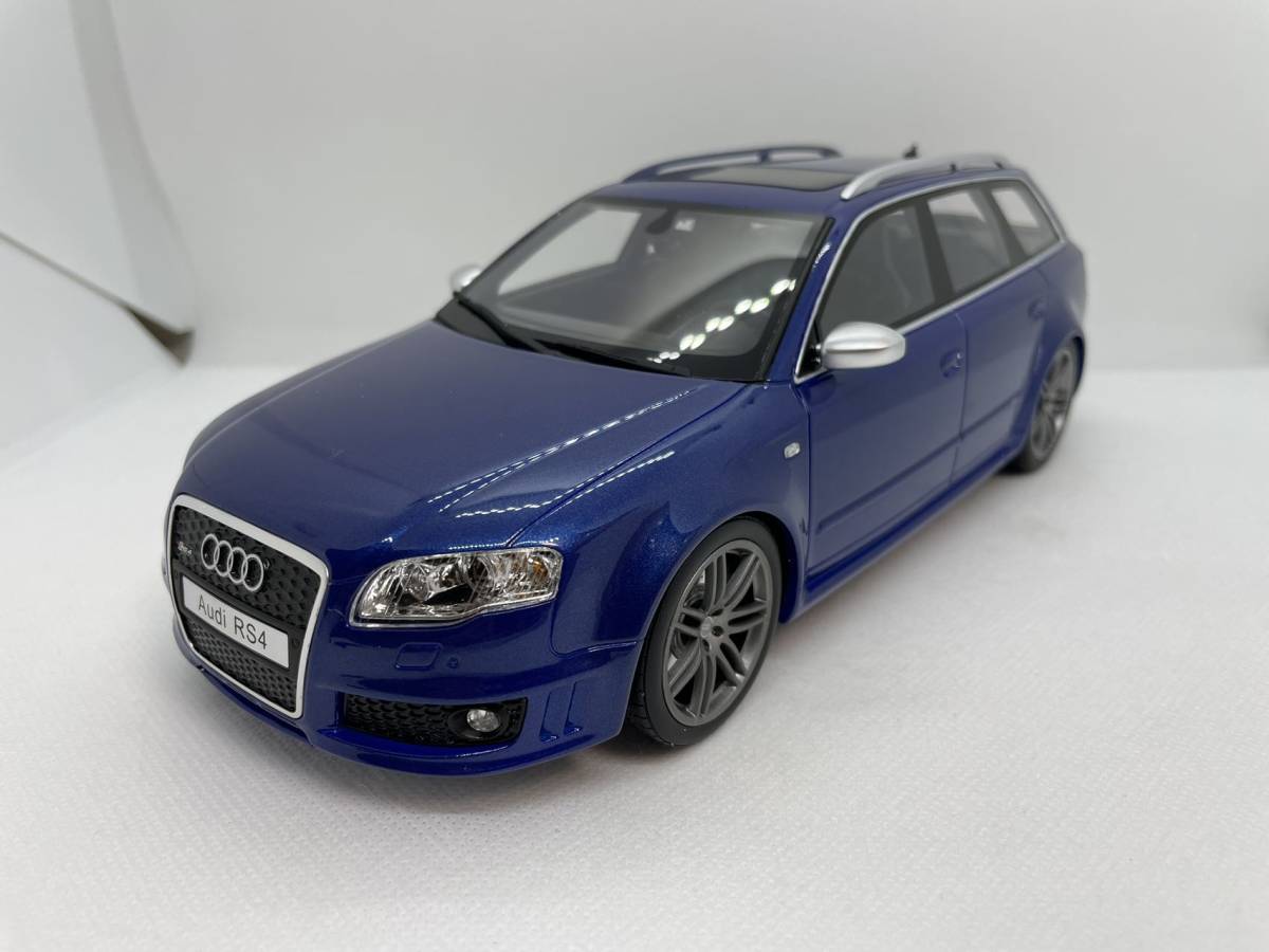 OTTO 1/18 アウディ Audi RS4 B7 Blue J05-05-004_画像1