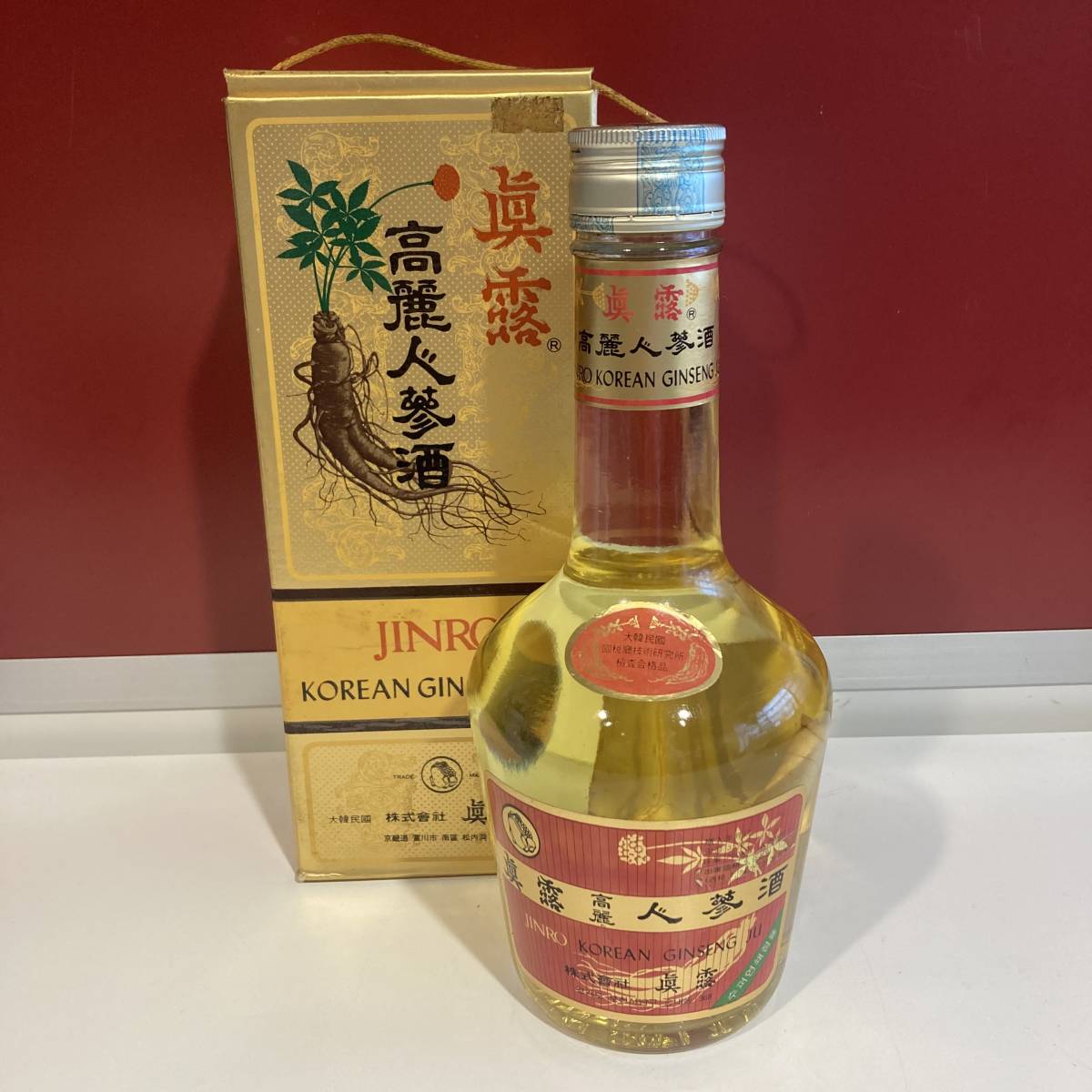 高麗人参ウイスキー Korean Ginseng Liquor-