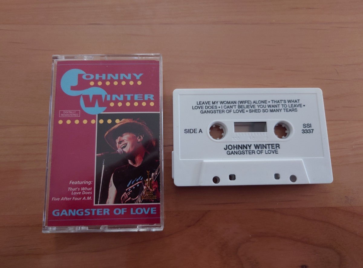* Johnny * winter Johnny Winter* Gangster Of Love* cassette tape * secondhand goods 