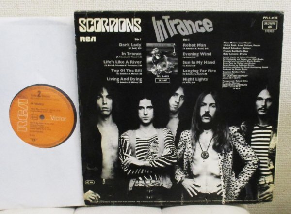 ☆彡 独逸盤 Scorpions In Trance [ GERMANY ORIG '75 RCA Victor PPL 1-4128 ]フルコーティング・ジャケット_画像4