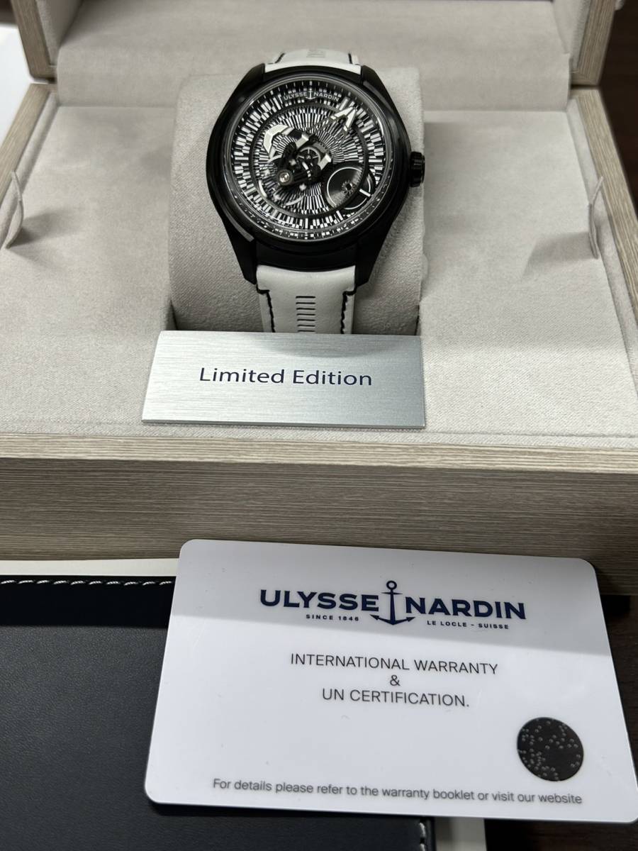 【限定30本】ULYSSE NARDIN(ユリス ナルダン)・フリークX YAGASURI【2022年12月印】【極美品中古】【2303-270LE-9A-YAGASU/0A】_画像5