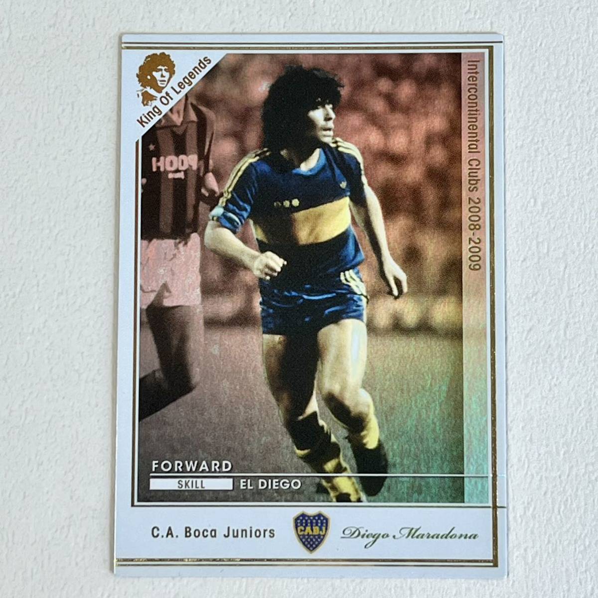 ♪♪WCCF 08-09 KOLE ディエゴ・マラドーナ Diego Maradona Boca Juniors ♪三点落札で普通郵便送料無料♪_画像1