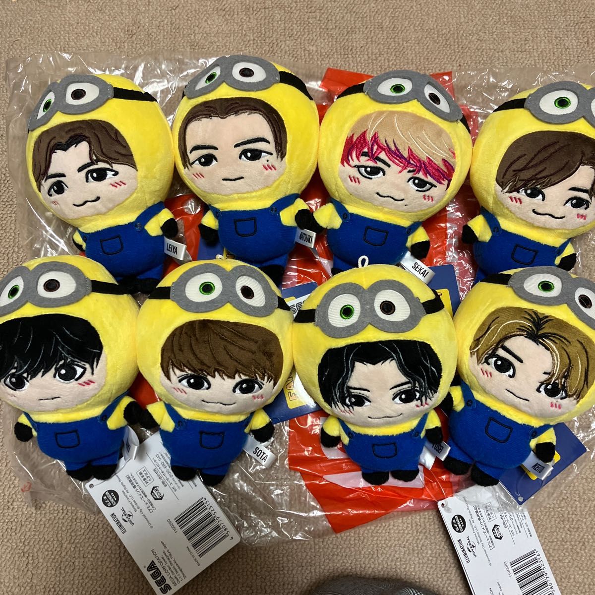 FANTASTICS×MINION  ぬいぐるみ　ミニオン　全種セット