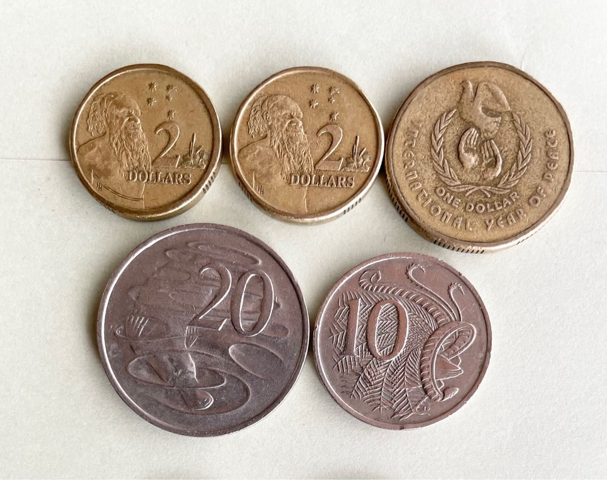 外国硬貨 オーストラリア 硬貨 5枚セット|Yahoo!フリマ(旧 外国硬貨 オーストラリア 硬貨 5枚セット|Yahoo!フリマ(旧