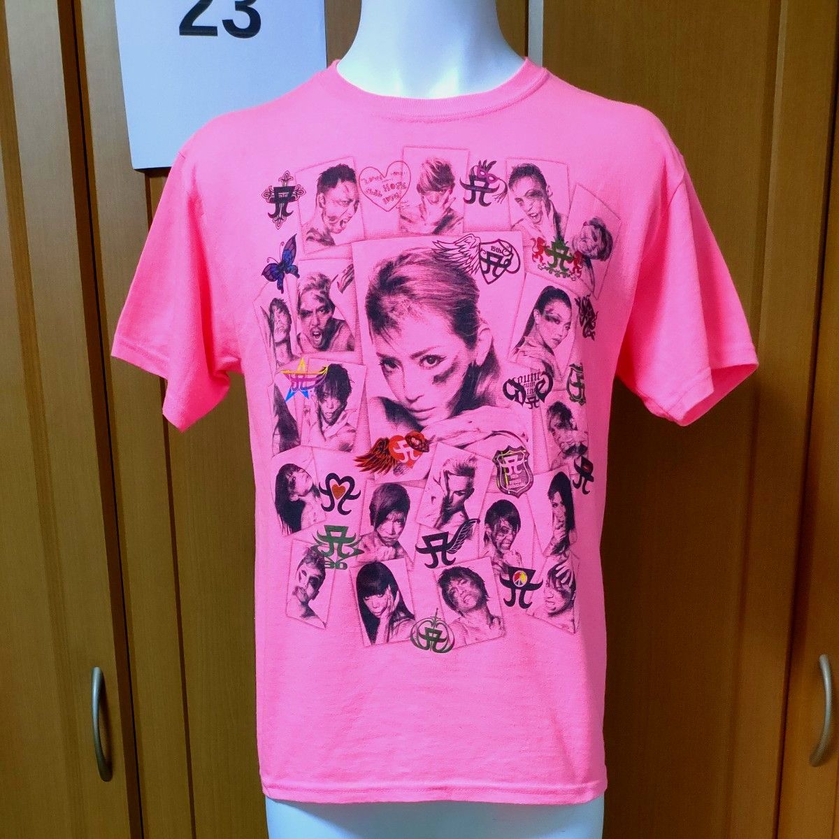 浜崎あゆみTシャツYL/メンズS　限定ピンクayumi hamasaki 15th Anniversary TOUR  Aロゴ