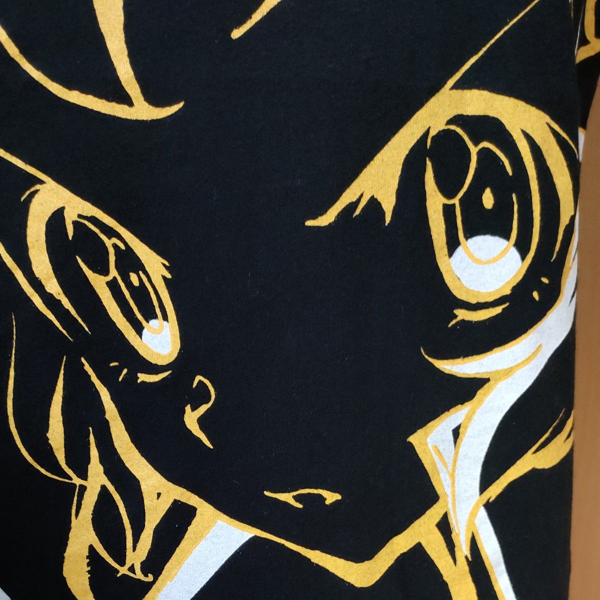「戦姫絶唱シンフォギアGX シンフォギアライブ2016」半袖TシャツS/M ブラック 立花響 キャラクター レイヤード風デザイン