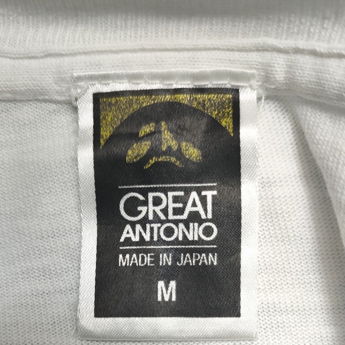 ボブサップ【直筆サイン入り】半袖TシャツL　ホワイト　K-1　GRAND PRIX/GREAT ANTONIO　BOB SAPP