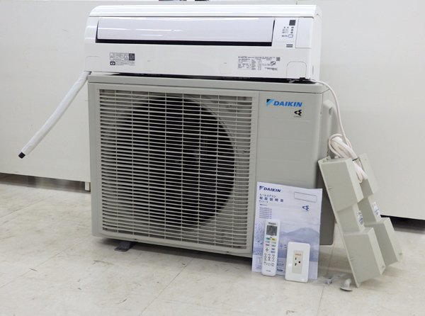 DAIKIN/ダイキン ルームエアコン EBKシリーズ AN56ZEBKP-W 2022年製 主に18畳用 200V 冷房 ビックカメラモデル_画像1