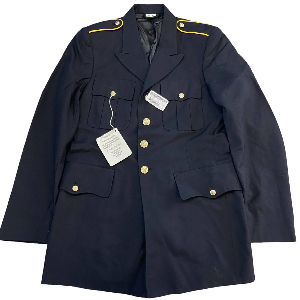 新品 米軍 US ARMY BLUE DRESS 450 ブルードレス 37LC ユニフォーム コート ジャケット ブレザー 制服 アメリカ軍 ミリタリー ヴィンテージ_画像1