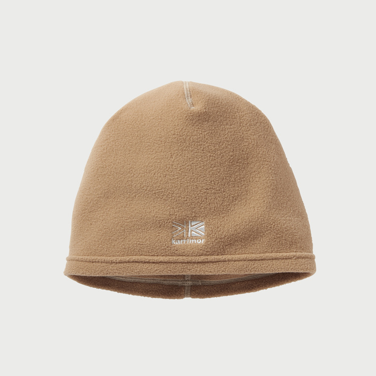 カリマー ライトフリースビーニー ベージュ フリー #200103-0500 light fleece beanie KARRIMOR 新品 未使用_画像1