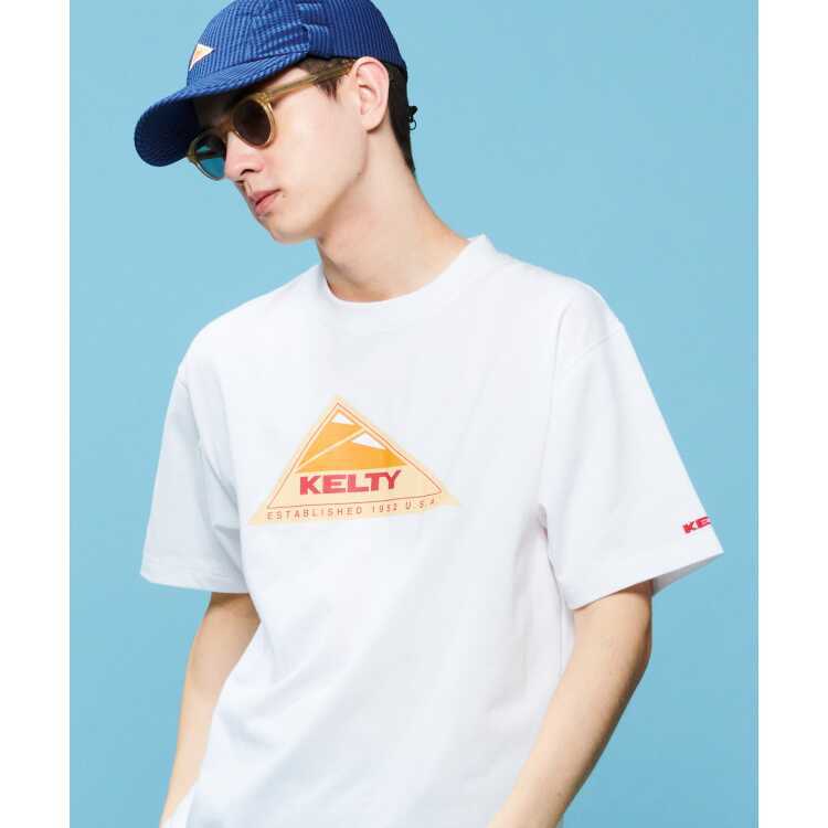 ケルティ ロゴ S/S Tシャツ(メンズ) L ホワイト #KE23113004-WHITE Logo S/S T-Shirt KELTY 新品 未使用_画像1