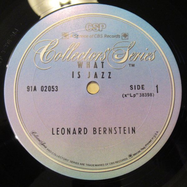 JAZZ LP/US ORIG.美品/Spoken Word/Leonard Bernstein - What Is Jazz/A-10956_画像4