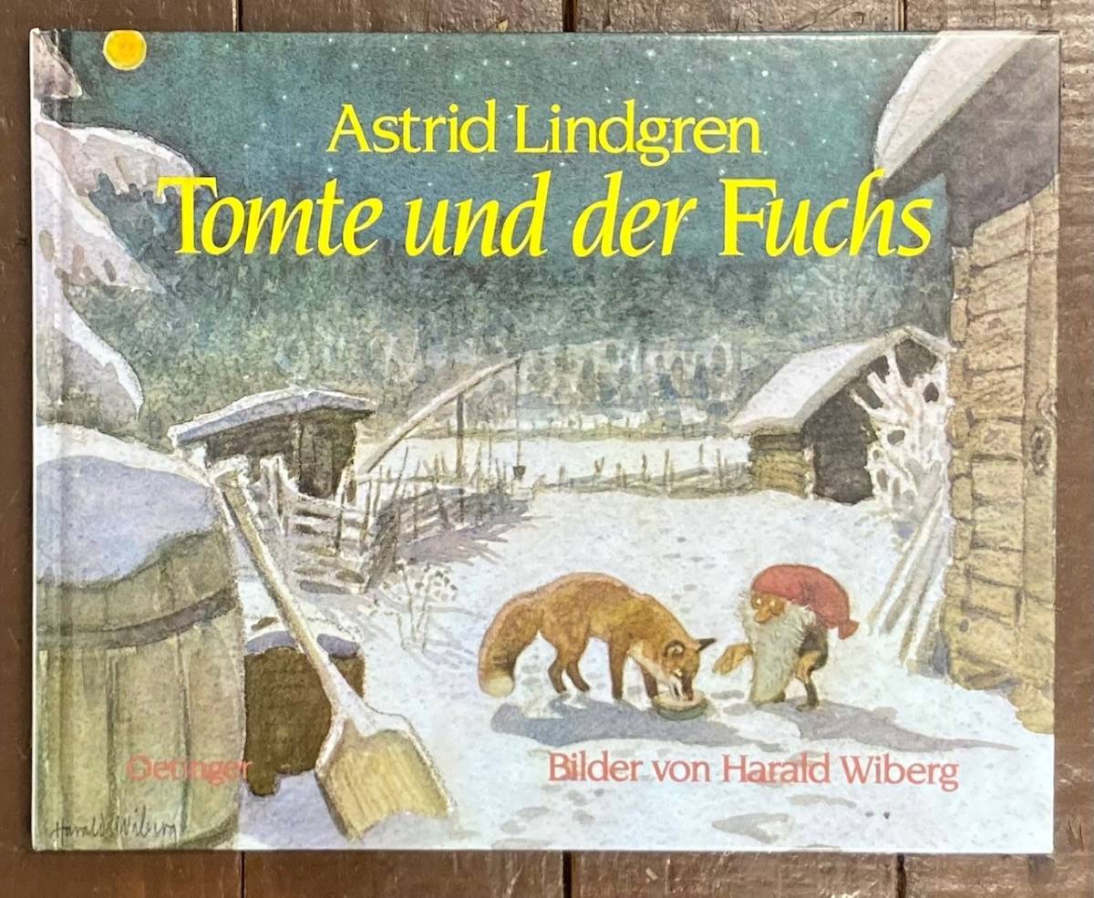 【即決】Tomte und der Fuchs/ドイツ語/絵本/アストリッド・リンドグレーン/ハラルド・ウィーベリ /きつねとトムテ_画像1