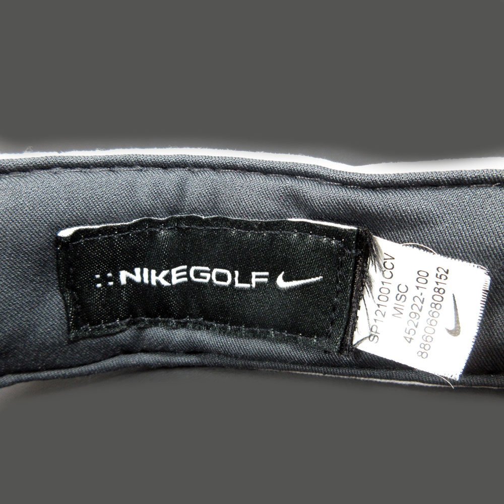 ≡◆ゴルフサンバイザー◆NIKE GOLF◆ 20XI Vr ◆メンズ ◆ホワイト◆ロゴ入り◆美品◆_画像5