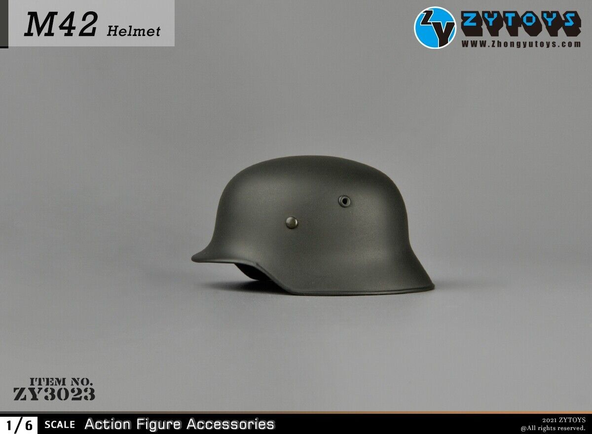 [ ZY ]1/6 кукла детали :ZY TOYS производства :WWII Германия армия M42 шлем ( металлический )[ нераспечатанный новый товар ]