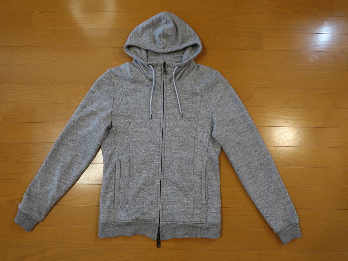 ☆AKM ハイネック ジップ パーカー Lサイズ 美品　グレー　定番 パーカー NECK ZIP PARKA　ラフィ　裏毛☆_画像1