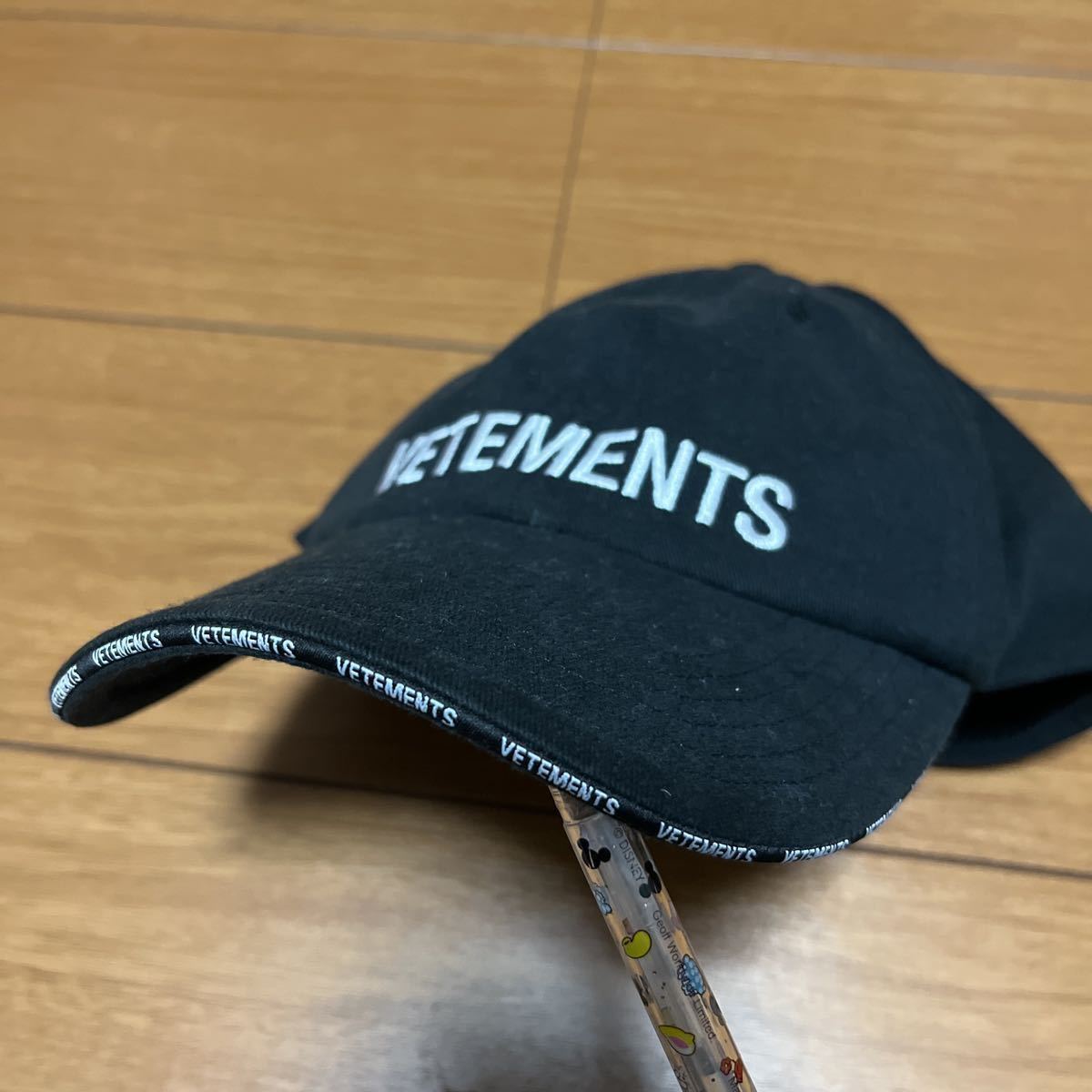 VETEMENTS×Reebok Logo ベースボールキャップ(検:BALENCIAGA OFF-WHITE Supreme Palm Angels パーカー ジャケット パンツ キャップ バッグ_画像4