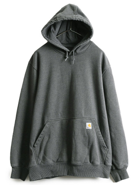 US企画 カーハート スウェット フード パーカー メンズ L / 古着 CARHARTT Rain Defender ヘビーウェイト トレーナー プルオーバー 裏起毛