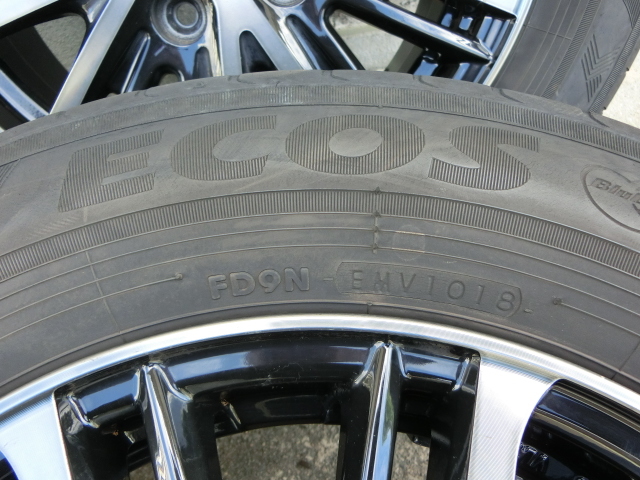 ★ 195/65R15 ★ 4本セット!! ★ アルミホイール付き ★ YOKOHAMA ECOS ES31　2018年製　GYCE　15X6J、PCD：114.3-5H、OFFSET：＋53_画像4