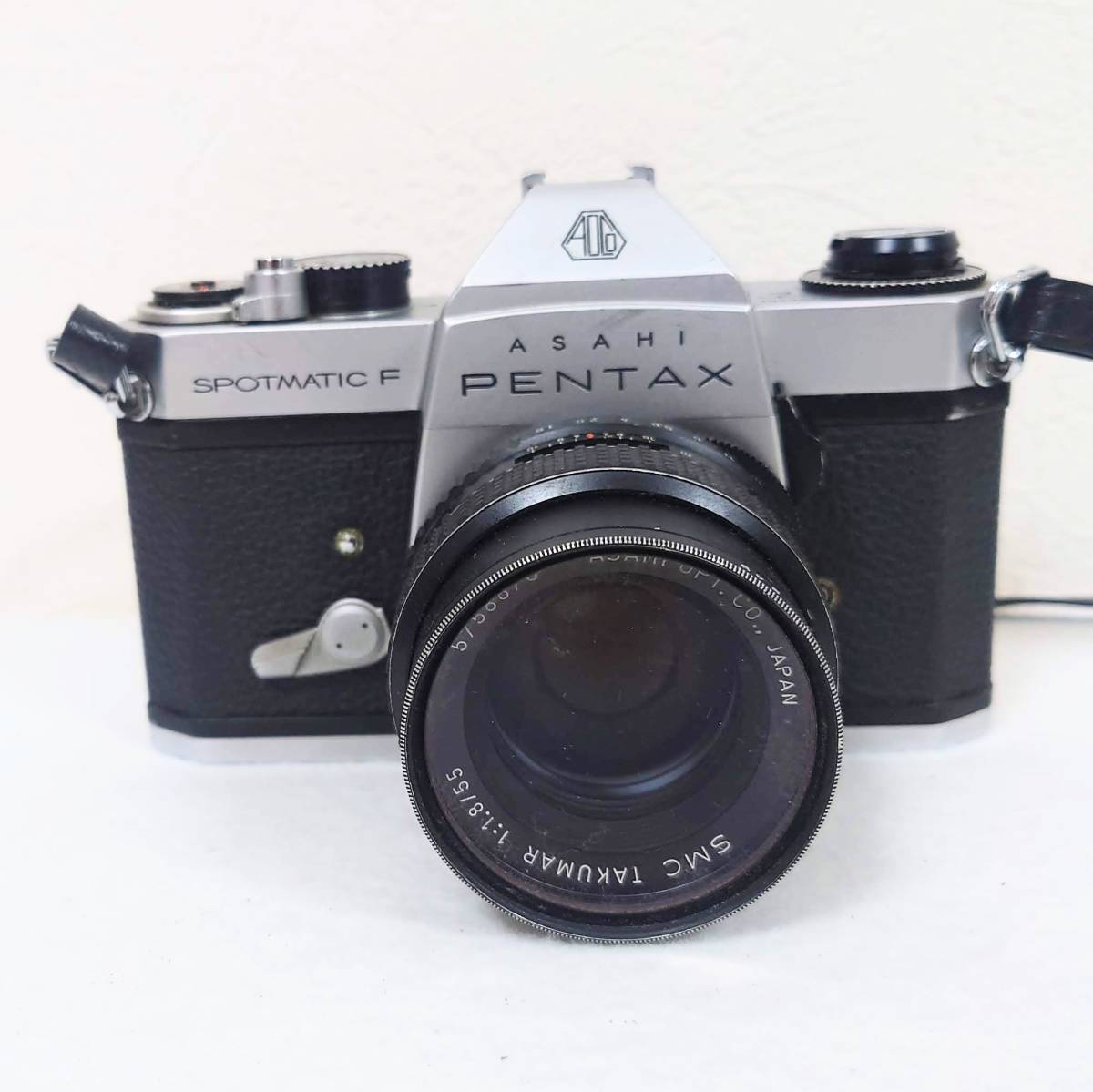 PENTAX ペンタックス SPF SPOTMATIC F SMC TAKUMAR 1:1.8/55 1:3.5/135 一眼レフ フィルムカメラ ASAHI アサヒ ケース説明書付き 《中古》_画像3