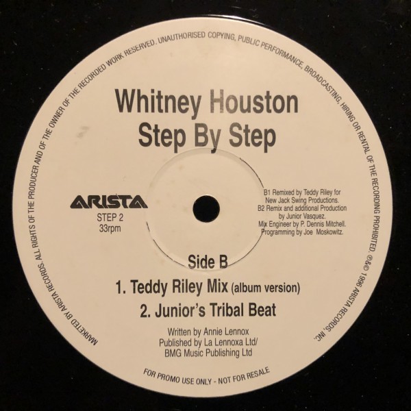 Whitney Houston / Step By Step_画像2