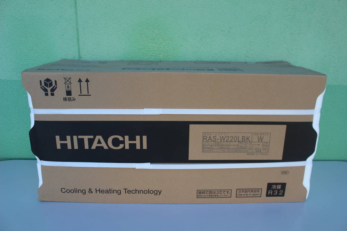 日立 HITACHI エアコン 白くまくん WLBKシリーズ スターホワイト RAS-W220LBK-W [おもに6畳用 /100V] 未使用に近い 動作未確認品_画像1